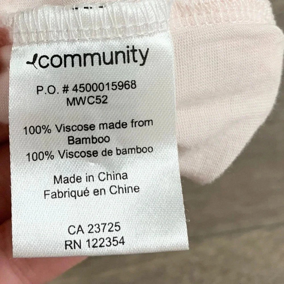 Y2k 2000s Aritzia Community T-shirt Dress short sleeves Pale Pink Size XS - Picture 7 of 11